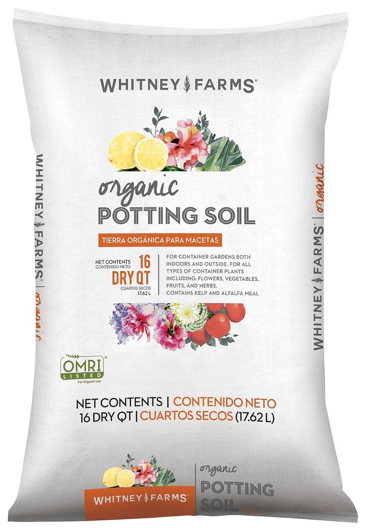 Whitney Farms Organic Potting Soil, 16 qt. (EXP 05/15/30)