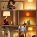 Bonlux G40 LED Low Watt Light Bulb,2W E26 Amber Bulb Equivalent 20 Watt, Low Lumen Light Bulb 2000K Dim Soft Warm Light for Bedroom Bathromm Accent Lighting(4 Pack,Non-Dimmable)