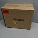 Gagee 4 Pack Paper Organizer for Desk,Stackable Paper Tray Book Holder for Classroom,Office and More,Letter Tray Desk Organizer,Clear