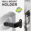 LANMU Wall Mount Holder Compatible with Shark IX141 IX141AMZ IZ377H IZ376H IZ387H IZ462H IZ163H IZ363HT IZ682H Pet Cordless Stick Vacuum, Handheld Vac CH951 and V10 V11 V12 V15 Vacuum Cleaner (Black)
