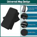 2 Pack 40 Angled Pistol Magazine Pouch Compatible MOLLE/Belt, Canted 9MM Mag Holder Easy Access, Universal Mag Holster for .40 Cal/ 45Acp S&W/Sig