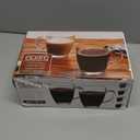 Epar Bundle: Clear Glass Coffee Mugs Set of 6 - Glass Mugs for Hot Beverages - Durable Clear Coffee Cups - Tempered Glass Coffee Cup