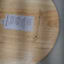 Linon Natural Barstool with Round Seat, 24-Inch, Natural 