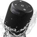 OHAYO Portable Bluetooth Speaker,IPX7 Waterproof Speakers, 15W Loud Stereo Sound, Wireless V5.3, AUX&TF-Card in, TWS, Built-in Mic, Black