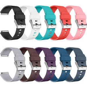 LEEFOX Compatible with Blaze Bands Small Large, Replacement for Blaze Accessories Wristband Watch Sport Strap for Smart Watch Tracker Women Men Teends Stripe Texture 10 Pack No Tracker