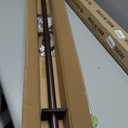 1" Curtain Rod Telescoping Single Drapery Rod 36-72 Inches, Square Finials, Bronze