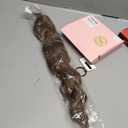 Flufymooz Ponytail Extension, Flexible Wrap Around Ponytail Extension Long Wavy Curly Ponytail Hair Extensions Natural pony tail Synthetic Hairpiece for Women 26 Inch ((Light Brown)