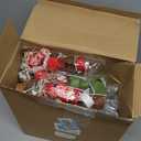 48 Sets Christmas Candy Tubes 150 x 34 mm Plastic Test Tubes with Lids Cookie Snack Hot Chocolate Gift Container for Party Decorations Stocking Stuffers (Classic)