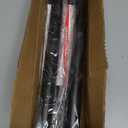 Black Shower Curtain Rod 31 to 68 Inch,1 Inch Diameter Adjustable Spring Tension Stainless Steel Telescoping Rod,Easy Install,No Rust