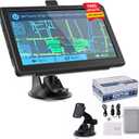 GPS Navigator for Car, Truck GPS with 7'' Touchscreen, Free Lifetime Updates, Car Navigation System with Turn-by-Turn Voice Guidance, Speed & Red Light Warning for All Cars (Car GPS)