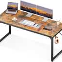 Coleshome 63 Inch Computer Desk, Modern Simple Style Desk for Home Office, Study Student Writing Desk, Vintage