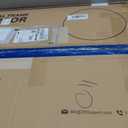 TETOTE Brushed Nickel Mirror 30 inch Round Mirror for Wall, Bathroom, Living Room, Bedroom, Vanity, Entrance