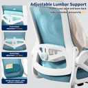 Ergonomic Office Chair Desk Chair with Adjustable Lumbar Support