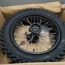3.00-14 90/100-14 Rear And 2.75x17 70/100-17 Front Wheel Dirt Bike Rim With 15mm Bearing for 110cc 125cc 140cc 150cc 160cc TTR125 RM80 RM85 KLX140R DB17 DB27 Apollo RFZ SSR Baja Pit Bike