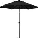 AMMSUN 6FT Patio Umbrella, Outdoor Table Umbrella with Push Button Tilt
UPF50+ Sun Protection and Water-Resistant, Premium Steel Pole and Ribs, Height-Adjustable for Patio Garden Pool Balcony Lawn