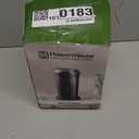 Maestri House Milk Frother, 3-in-1 Hot & Cold Mik Frothing Steamer, 8.12OZ/240ML Touch Control Foam Maker, Compact Space-saving Design for Latte, Cappuccino and Warm Milk (Black)