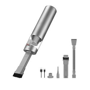 Brigii Mini Handheld Vacuum Cordless, 3 in 1-Car Vacuum & Air Duster & Hand Pump, 3 Kinds of Crevice Nozzles for Small Spaces, Crevices, Portable Rechargeable Cleaner-M1