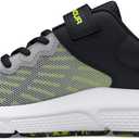 Under Armour Kids' Assert 10 Alternate Closure Shoes (12 Wide Little Kid, (102) Mod Gray/Black/High Vis Yellow)