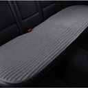 Suninbox Rear Car Seat Covers, Buckwheat Hulls Back Car Seat Covers, Ventilated Breathable Comfortable Car Cushion, Bottom Back Car Seat Protector [Gray Back Seat Cushion]