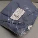 NICETOWN Blackout Curtains for Bedroom, Blackout Curtain Panels, Window Treatment Energy Saving Thermal Insulated Solid Rod Pocket Blackout Drapes/Draperies (Stone Blue, 1 Pair, 70 by 63-inch)