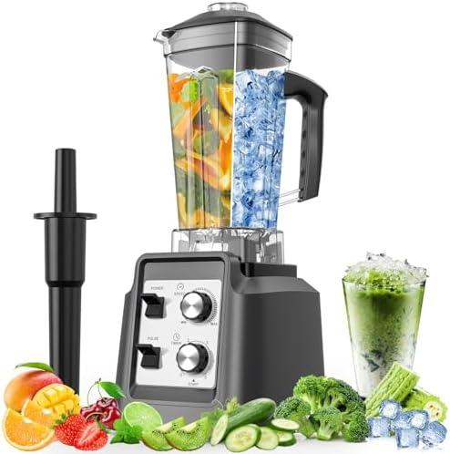 PSIIDAN Blenders for Kitchen, Smoothie Blender - 1800W Professional Countertop Blender with 68oz Dishwasher-Safe Pitcher, Ice Crusher for Frozen Drinks & Smoothies, Overheat Protection