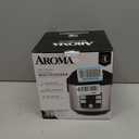 AROMA Select Stainless Rice Cooker, 4-Cup (Uncooked) / 8-Cup (Cooked), 2 Qt, Stainless Steel Inner Pot, Multicooker, Steamer, Stainless Steel, ARC-914SBDS