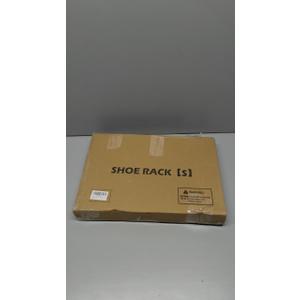 Small Shoe Rack for Entryway,3-Tier Black Bamboo Shoe Organizer for Hallway Closet, Free Standing Shoe Racks for Indoor Outdoor