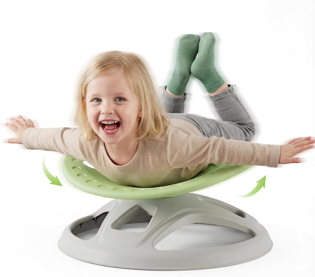 Brelley Sensory Spinning Chair, Sensory Activity Toy for Kids
Sensory Toys Gifts for Toddlers with ADHD, Sit and Spin Toys, Training Body Coordination, Indoor & Outdoor, 3+ Years