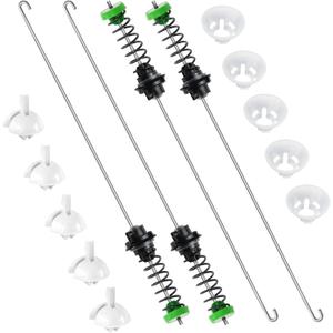 WTW5000DW2 WTW5000DW3 WTW5000DW1 MVWX655DW1 W11130362 Suspension Rod Kit by Blutoget W11228718 Fit for Whirlpool Kenmore May-tag Washer Suspension Rods MVWC555DW WTW5000DW0, MVWC565FW0, MVWX655DW0