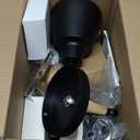 Black Battery Operated Wall Sconce Set of Two, Easy to Install Wireless Lights for Wall, Remote Control Dimmable LED Lights, Auto Timer Wall Lamp Fixtures for Bedroom, Gallery, Living Room, RV