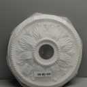 Ekena Millwork CM18ED1UWF Edinburgh Ceiling Medallion, Ultra Pure White