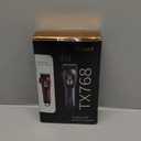 Hair Clippers for Men Professional Clippers for Men Cordless&Corded Barber Clippers for Hair Cutting & Grooming. Rechargeable Hair Trimmer Kit for Household (Red)