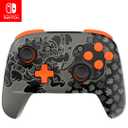 PDP REMATCH GLOW Wireless Nintendo Switch Pro Controller, Full Motion Controls Licensed for Nintendo Switch. & Lite & OLED Model, Rechargeable Battery Power, Glow in the Dark: Blackout Bowser
