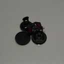 CONBOLA Suction Cups Hooks Heavy Duty Camper Accessories Car Camping Essentials Tie Down 2 Pieces Suction Cup with Securing Hook Strong Power for Car Awning Boat SUV Tent Window Glass.(2 pcs) (Classic red line)