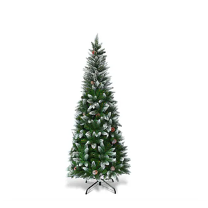 5-ft Pencil Flocked Artificial Christmas Tree