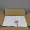 20.25" Small Single Table Lamp for Bedroom Modern Ceramic Nightstand Lamp Farmhouse Bedside Lamp Boho Living Room Lamp White End Side Table Lamp