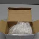 Boao 8 Pieces 2.7 Inches Mini Ceramic Spoon Rests, Kitchen Gold Rim Mini Cooking Spoon Holder for Stove Top Countertop, Teaspoon Rest, Coffee Stir Rest (White)