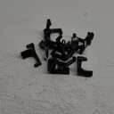 10pcs Tool Hooks Compatible with Lifetime Shed, ABS Plastic Garage Organization Tools Garden Tool Hooks Shed Organization Accessories (Black)