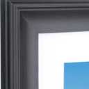 LTYHHK 24x24 in Picture Frames Solid Wood,Display Picture 22x22 in With Mat or 24x24 in Without Mat,22x22 inch Poster Frame for Wall 24x24Diamond Painting Frames Black (CK2424)