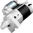 SCITOO Starter Motor 18533N AM134946 for John Deere Mowers-Z-Trak 737 757 Tractors-Lawn X465 Utility Vehicle (UTV) Gator TH 6x4 for Kawasaki Small Engines Various Models 12 Volt CCW 9-Tooth Pinion