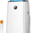 14000 BTU Inverter Portable Air Conditioners, Dual Hose Portable AC for Large Room up to 700 sq. ft, 3-in-1 Self-Evaporating AC Units with Fan & Dehumidifier, Quiet Sleep Mode(42dB), Auto Swing