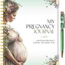 Pregnancy Journal for First Time Moms 2026 Memory Book & Planner with Floral Pen, Weekly & Monthly Pregnancy Tracker, Baby Keepsake Book, Gift for Expecting Moms