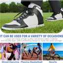 2 x DELELE Sneakers Flat Shoe Laces: 2/5 Inches Wide Athletic Replacement Shoelaces (01 Snow White)