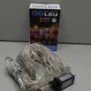 Smart Christmas Net Lights Outdoor Mesh Lights, 198 LEDs,  Light for Tree Fence Holiday Decorations, 8 Motion Effects