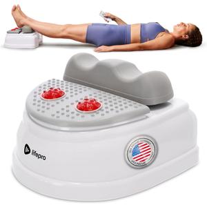 Lifepro Chi Machine - MediRipple Lymphatic Massager with Red Light Therapy, 12-Speed Swing Exercise Machine for Passive Aerobic Fitness, Blood Circulation, Stress Relief & Recover