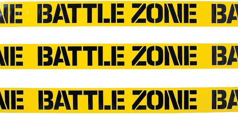 Fun365 Battle Zone Caution Tape - 20 ft