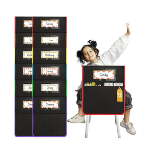 Nivero’s Chair Pockets for Classroom 24 Pack – Durable Seat Sacks & Organizer Covers | Chairback Storage Bags with Pocket for Kids’ Desks, Kindergarten, Students, School Chairs & Dorm Essentials