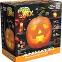 Jabberin Jack Rockin Jack Edition Talking Animated Pumpkin with Built in Video Projector & Speaker Plug'n Play