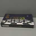 Chess Magnetic Wooden Chess Set 15" Unique Chess Board Game with Chess Pieces Storage Slots, Tournament Portable Folding Travel Chess Sets for Kids Adults Beginner and Pros, 2 Extra Queens