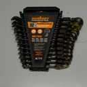 HORUSDY 12-Piece Metric Flex-Head Ratcheting Wrench Set with Organizer | 8-19 mm Ratchet Combination Wrenches Set | 72-Teeth | Chrome Vanadium Steel